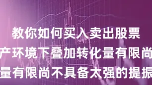 教你如何买入卖出股票的方法丰产环境下叠加转化量有限尚不具备太强的提振作用